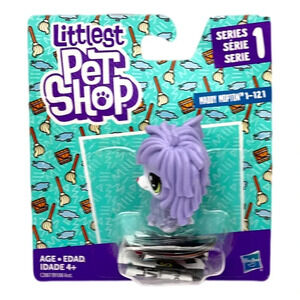 Littlest Pet Shop  Figure Maddy Mopton Dog Purple Series 1 New Collectible